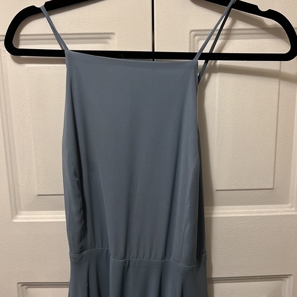 Lulus halter open back size M bridesmaid dress - Picture 4 of 5